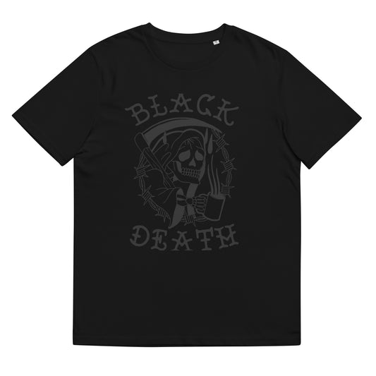 Black Death Unisex Organic Cotton T-Shirt